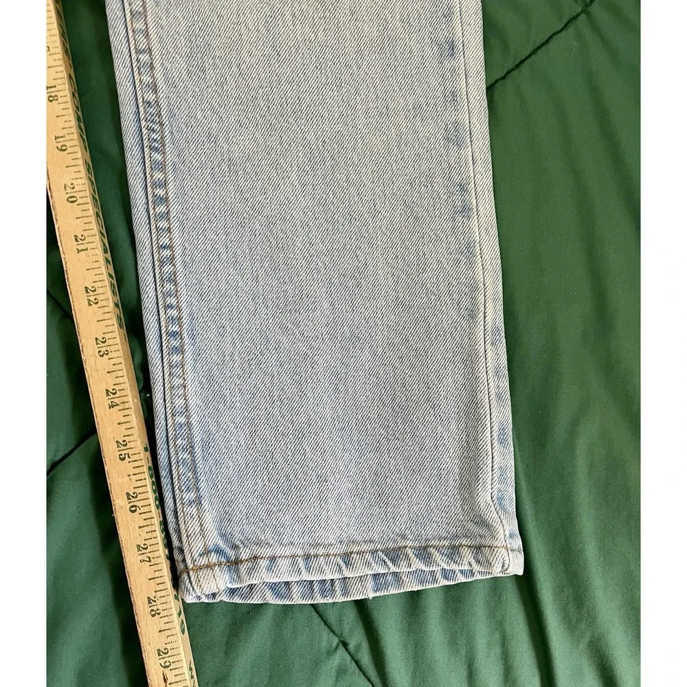 Vintage Levis 505 Regular Fit Straight Leg Jeans Light Wash Made in USA 33x30